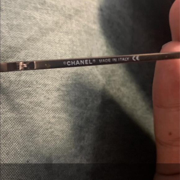 Chanel vintage tinted rimless sunglasses red - Picture 4 of 6